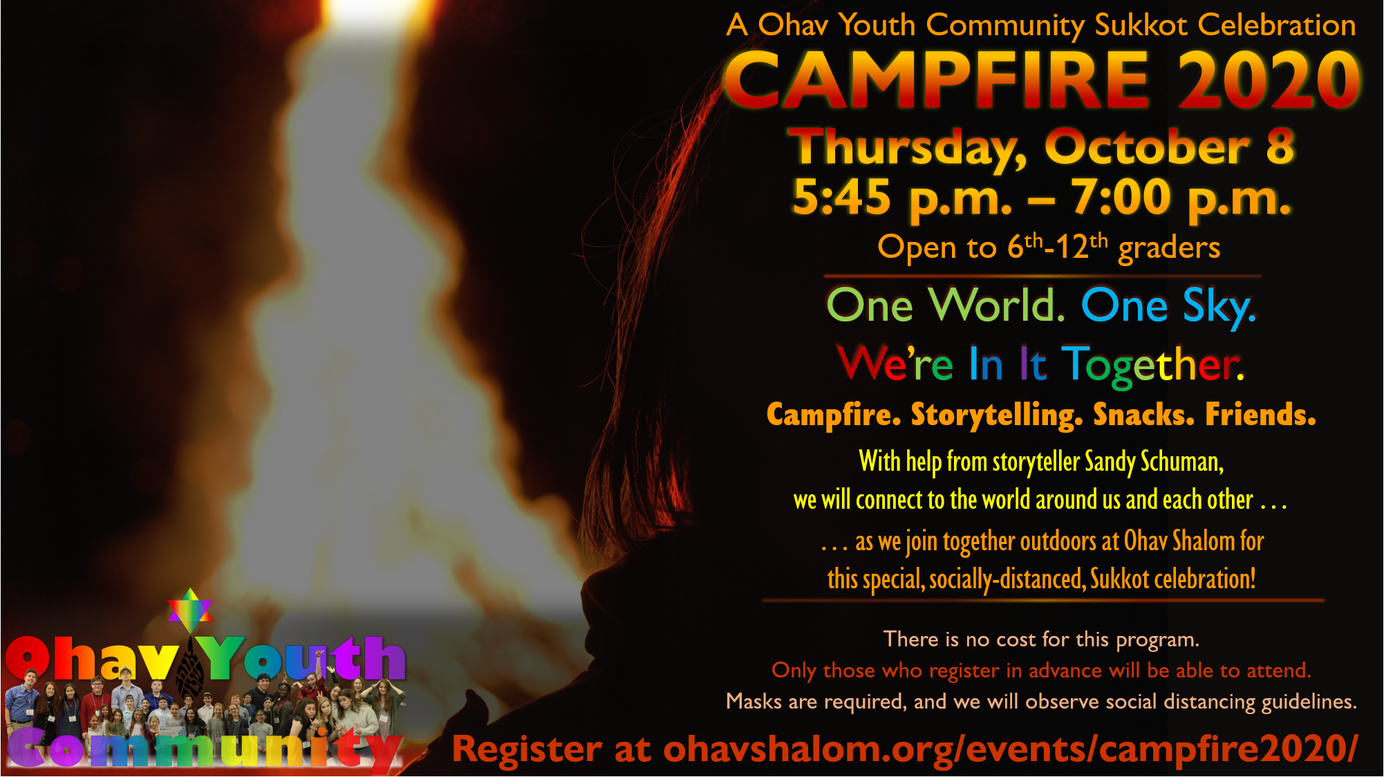 Ohav Shalom Youth Community | Campfire 2020