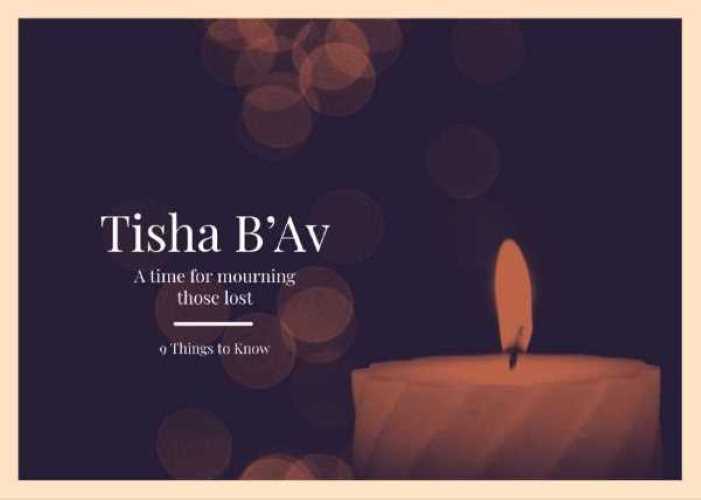 Tisha B'av Services: August 6