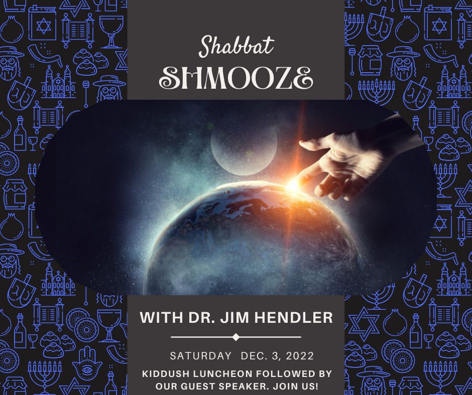 5783 Shabbat Shmooze series: Dr. Jim Hendler, Sat. Dec. 3, 2022